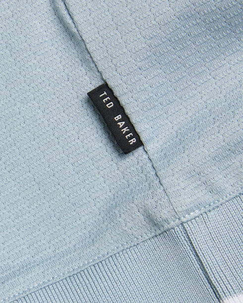 ERWEN-Tops-Our ERWEN polo shirt combines classic charm with a modern twist. Crafted with a textured knit, it boasts short sleeves, a classic collar, and a button fastening for easy style. The contrasting stripe details add a sporty flair that's perfect for any occasion. Polo shirt Short sleeves Classic collar Button fastening Textured knit Contrasting stripe details- Ted Baker Romania