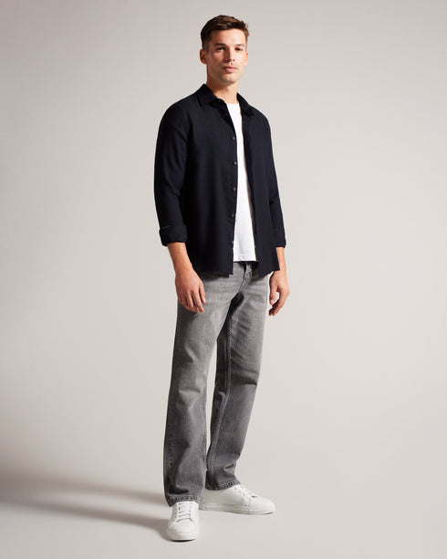 NARNI-Shirts-Crafted from lightweight twill, the NARNI shirt is ideal for chilly days. With long sleeves and a classic collar, you'll exude timeless charm, and the button fastening adds that touch of practicality to your everyday rotation. Flannel shirt Lightweight twill Long sleeves Classic collar Button fastening- Ted Baker Romania