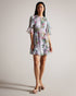 MADDIEY-Dresses-Waterfall Ruffle Mini Dress- Ted Baker Romania