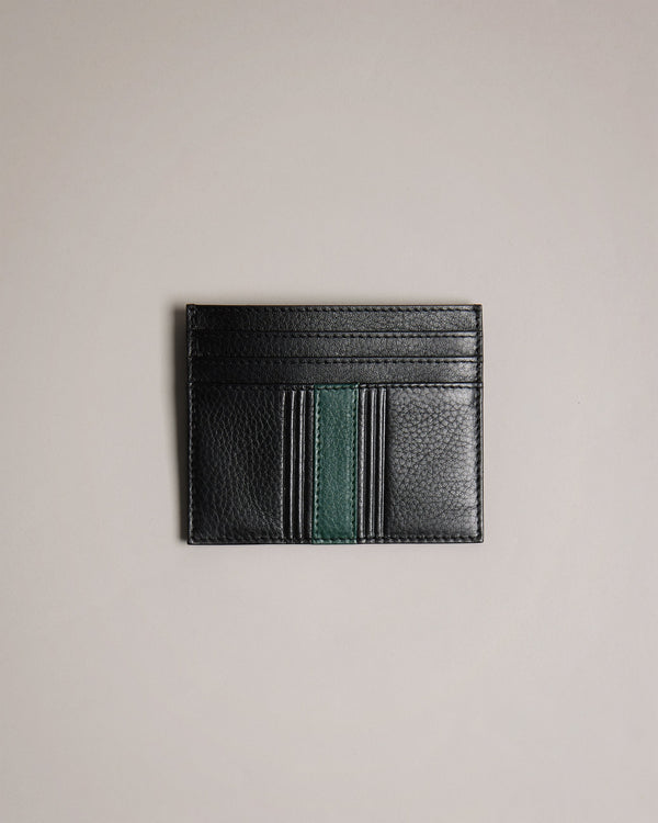 EVET-Wallets-Striped Leather Cardholder- Ted Baker Romania