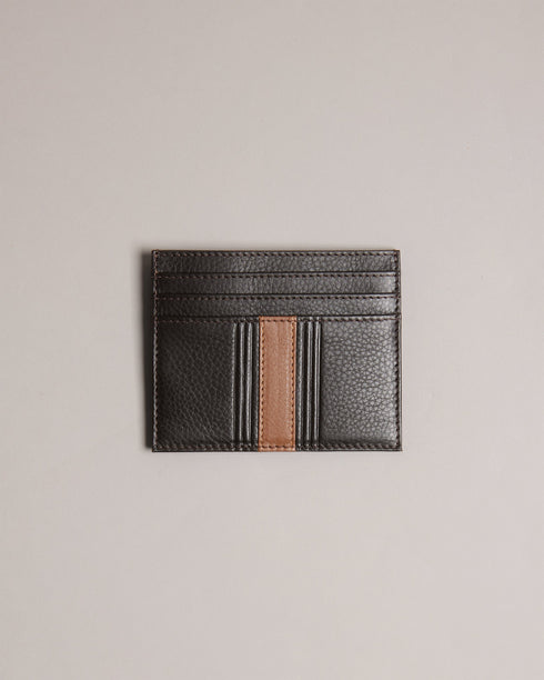 EVET-Wallets-Striped Leather Cardholder- Ted Baker Romania