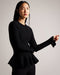 LILLYYY-Knitwear-A modern take on a classic silhouette, our LILLYYY top is the perfect pairing for any occasion. With long sleeves and scalloped trim, it’s easy to see why this one is a must-have. Peplum top Long sleeves with flared cuff Scalloped trim Crew neck Slim fit- Ted Baker Romania