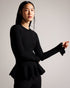 LILLYYY-Knitwear-A modern take on a classic silhouette, our LILLYYY top is the perfect pairing for any occasion. With long sleeves and scalloped trim, it’s easy to see why this one is a must-have. Peplum top Long sleeves with flared cuff Scalloped trim Crew neck Slim fit- Ted Baker Romania
