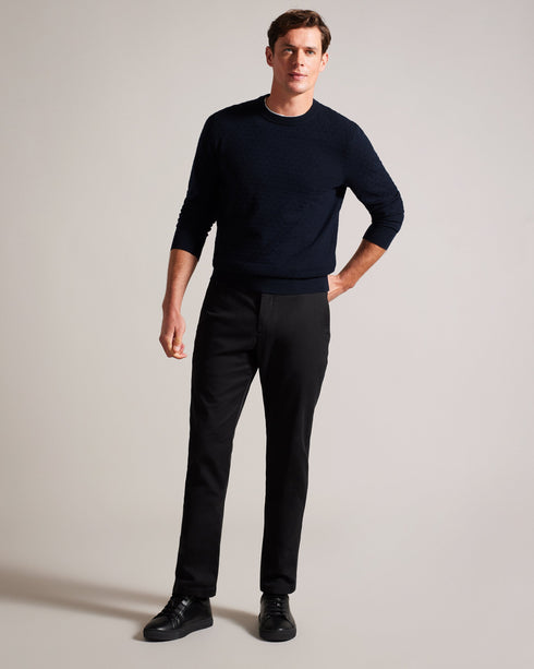 LOUNG-Knitwear-Ls T Stitch Crew Neck- Ted Baker Romania