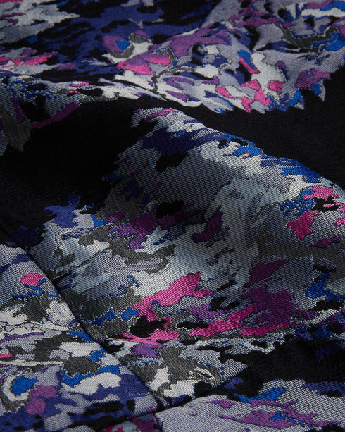 WILBUR-Dresses-Puff Sleeve Jacquard Midi Dress- Ted Baker Romania