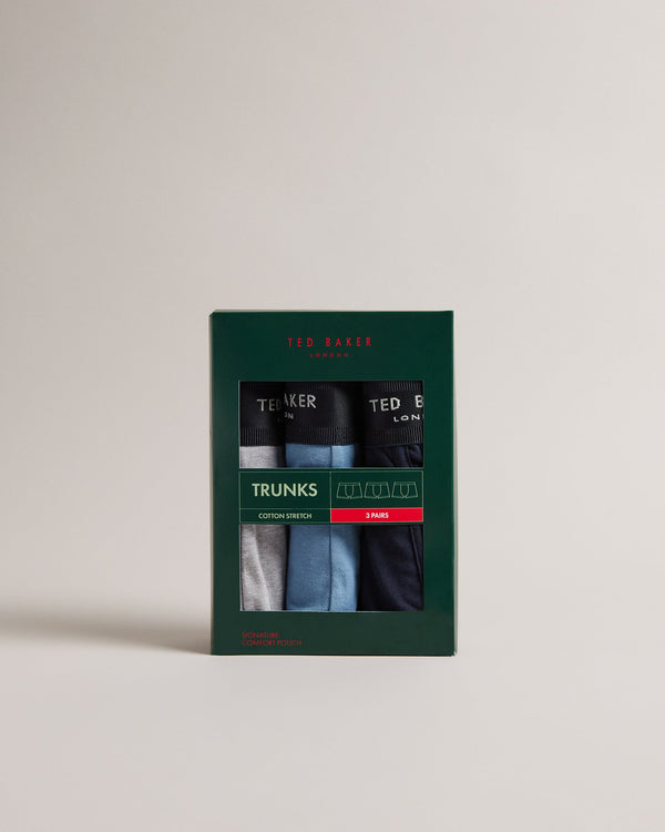 ERIKK-Underwear-Elevate your everyday essentials with our ERIKK trunk trio. Crafted from comfortable cotton stretch fabric, this pack offers style and comfort in assorted colors. Three pack of trunks Cotton stretch Assorted colors Elastic waistband Embroidered branding Comes in branded box- Ted Baker Romania