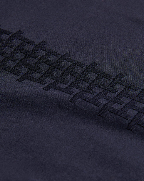 ORBITE-Tops-SS Slim Fit Jacquard T Polo- Ted Baker Romania