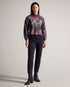 DAYSIYY-Knitwear-Printed Knitted Sweater- Ted Baker Romania