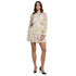 ABBYIA-Dresses-Long Sleeve Button Up Tiered Mini Dress- Ted Baker Romania