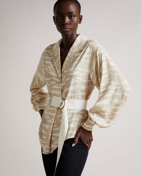 ANEHSA-Tops-Faux Wrap Front Top With D-Rings- Ted Baker Romania