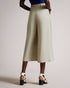 AVINIA-Trousers-Make a statement with AVINIA. These extra wide leg culottes are the definition of power dressing. Ted Baker womenswear collection Palazzo culottes Zip and hook fastening Belt loops Extra wide leg Linen blend Our model is 5'10.5" / 1.79m and wears a Ted size 1- Ted Baker Romania