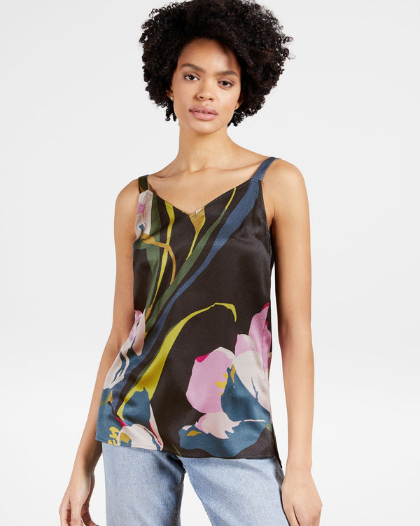 BAYLOR-Tops-Long-Line Printed Cami- Ted Baker Romania