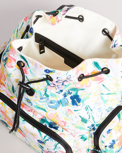 BECCA-Bags-Magnolia Floral Nylon Backpack- Ted Baker Romania