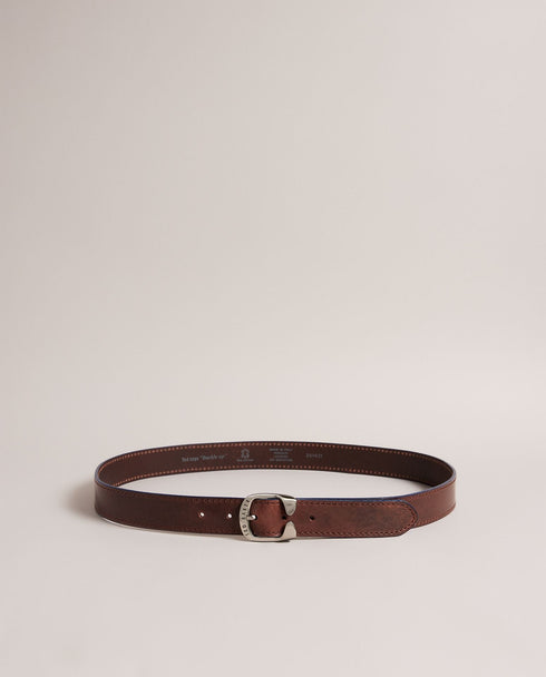 CREDIT-Belts-Crafted From Split Grain Leather In An Understated Design Credit Will Make For A Sturdy And A Stylish Complement To Your Look Whatever The Occasion. by Purchasing This Product You Are Supporting Responsible Leather Manufacturing Through The Leather Working Group. Belt Split grain leather Buckle fastening Ted Baker branded- Ted Baker Romania