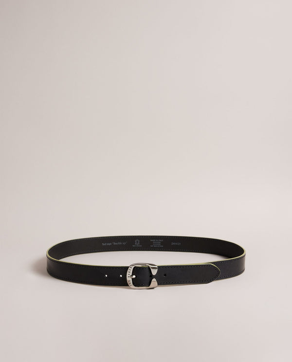 CREDIT-Belts-Crafted From Split Grain Leather In An Understated Design Credit Will Make For A Sturdy And A Stylish Complement To Your Look Whatever The Occasion. by Purchasing This Product You Are Supporting Responsible Leather Manufacturing Through The Leather Working Group. Belt Split grain leather Buckle fastening Ted Baker branded- Ted Baker Romania