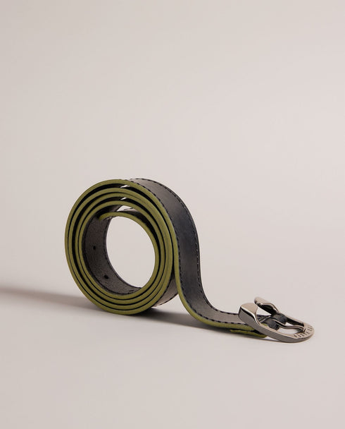 CREDIT-Belts-Crafted From Split Grain Leather In An Understated Design Credit Will Make For A Sturdy And A Stylish Complement To Your Look Whatever The Occasion. by Purchasing This Product You Are Supporting Responsible Leather Manufacturing Through The Leather Working Group. Belt Split grain leather Buckle fastening Ted Baker branded- Ted Baker Romania