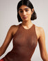 FELISSA-Knitwear-Metallic Racer Knit Tank- Ted Baker Romania