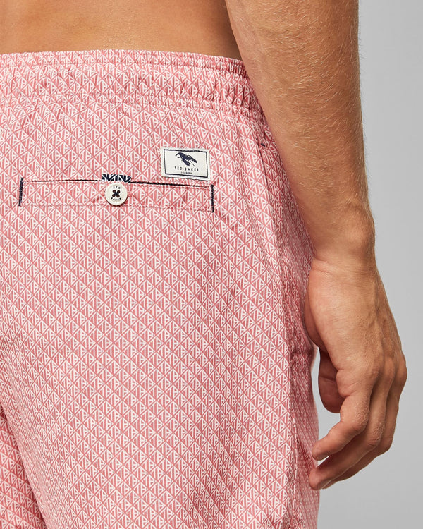 FLAGS-Swimwear-Branded print swim shorts- Ted Baker Romania