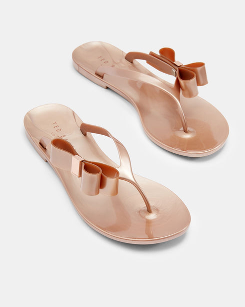 GLAMARB-Sandals-Bow detail jelly flip flop- Ted Baker Romania