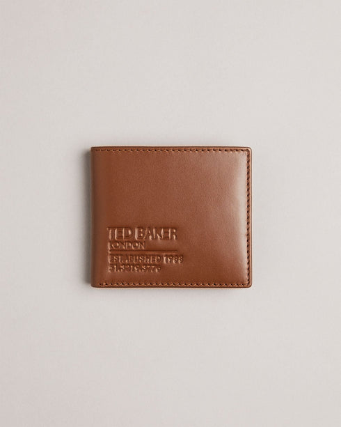 GROOTE-Wallets-Leather Bifold Wallet With Coin Pocket- Ted Baker Romania