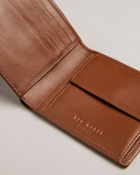 GROOTE-Wallets-Leather Bifold Wallet With Coin Pocket- Ted Baker Romania