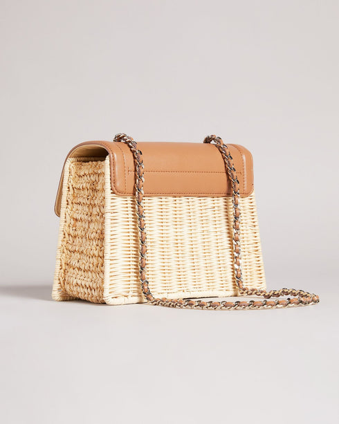 JAYRINA-Bags-T Detail Basket Weave Cross Body- Ted Baker Romania