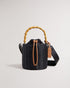 JAYRIRI-Bags-Upgrade your accessories with JAYRIRI. With a drawstring fastening, adjustable shoulder strap and basket weave, you'll never have to trade comfort for elegance with this bucket bag. Bucket bag Basket weave Top handle Shoulder strap Dimensions: 15.5cm x 19cm x 17cm- Ted Baker Romania