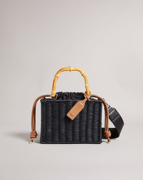 JAYSINA-Bags-Basket Weave Square Crossbody Bag- Ted Baker Romania