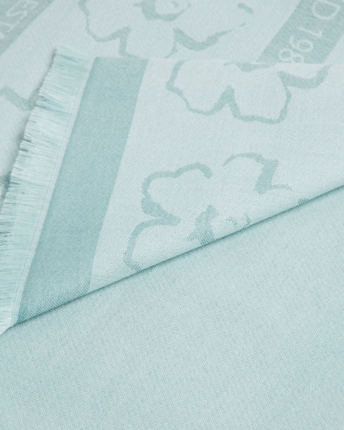 KEMILY-Scarves-Elevate your wardrobe with KEMILY. Our signature magnolia motif brightens up this floaty scarf and will add a sleek accent to your everyday looks. Ted Baker accessories collection Square scarf Magnolia print Fringed edge Dimensions: 90cm x 90cm- Ted Baker Romania