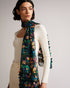 LIYANA-Scarves-Flirty Texture Floral Scarf- Ted Baker Romania