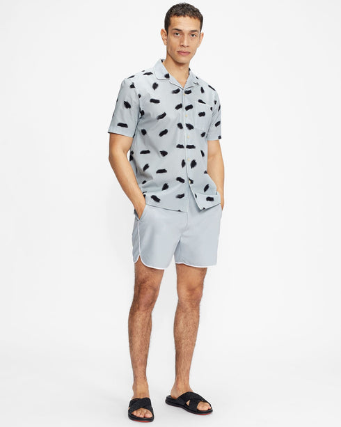 MODAN-Swimwear-Soild Swim Short with Piping- Ted Baker Romania