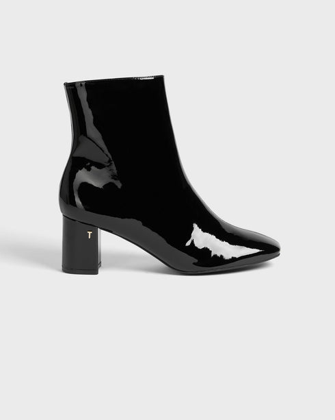 NYOMIE-Boots-Patent Block Heel Ankle Boot- Ted Baker Romania