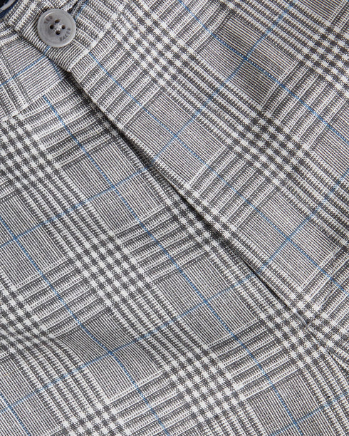 PRYDEN-Trousers-Slim Fit Check Trousers- Ted Baker Romania