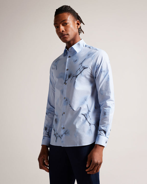 LOUSHO-Shirts-SS Large Floral Print Shirt- Ted Baker Romania