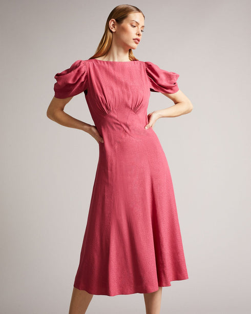 TULIPI-Dresses-Panelled Midi Tea Dress- Ted Baker Romania