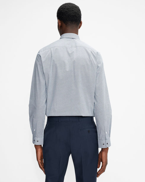 VIVARAR-Shirts-LS Regular Fit Geo Shirt- Ted Baker Romania