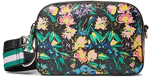 PARCELO-Bags-Flirty Texture Branded Webbing Camera Bag Refresh Your Look With This Floral Printed Leather Crossbody Bag Featuring Dual Compartments And Removable Straps For Instant Versatility.- Ted Baker Romania