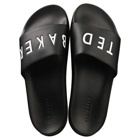 AULY-Sandals-Brand Embossed Pool Slide- Ted Baker Romania